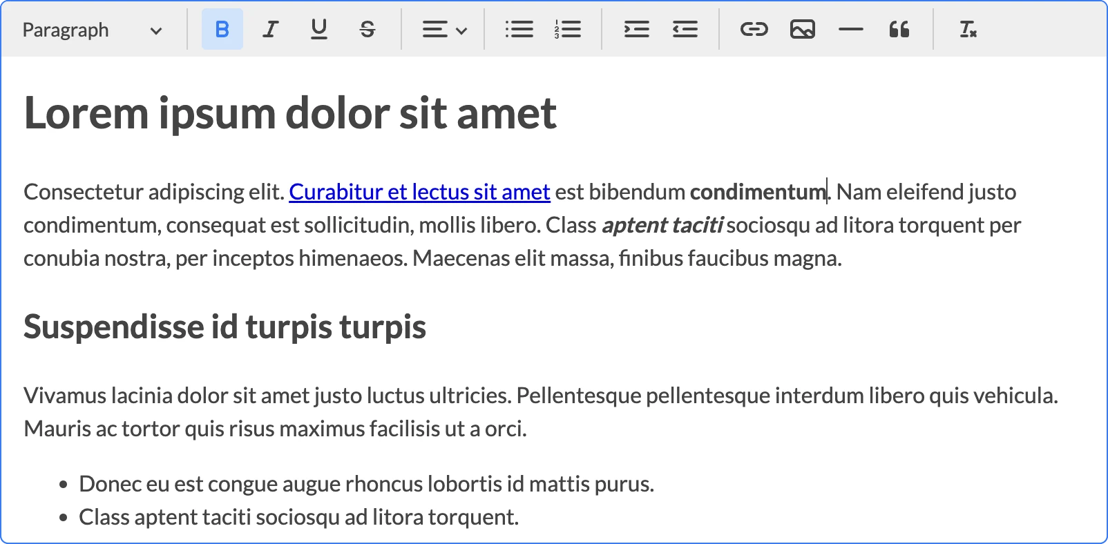 Wysi WYSIWYG HTML editor
